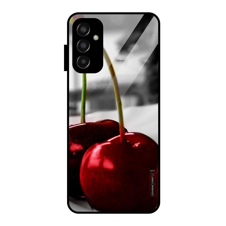 Cherry Photography Glass Back Case for Galaxy F13