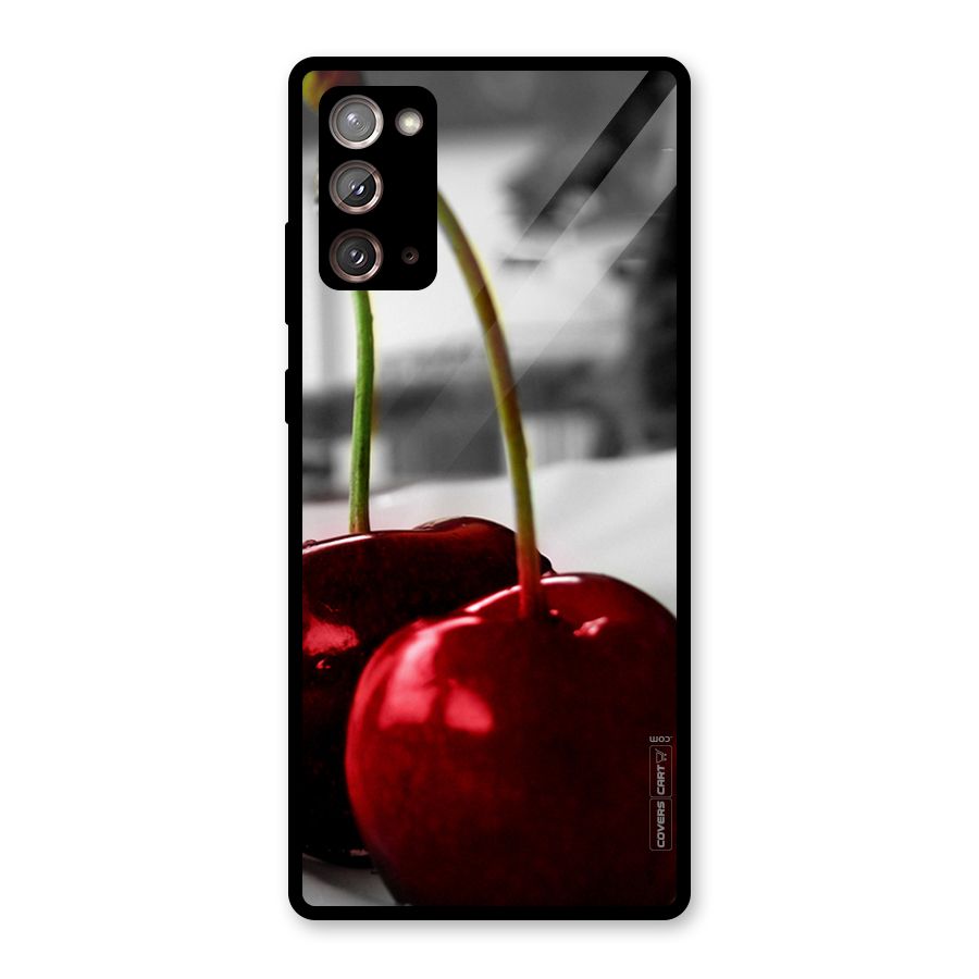 Cherry Photography Glass Back Case for Galaxy Note 20