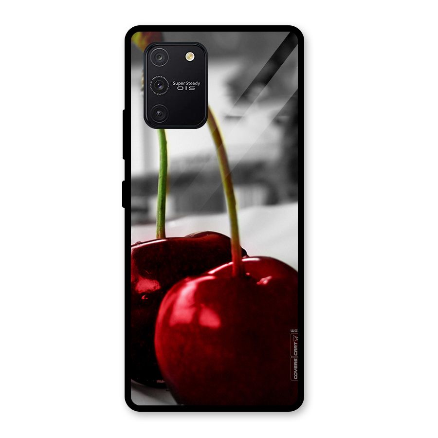Cherry Photography Glass Back Case for Galaxy S10 Lite