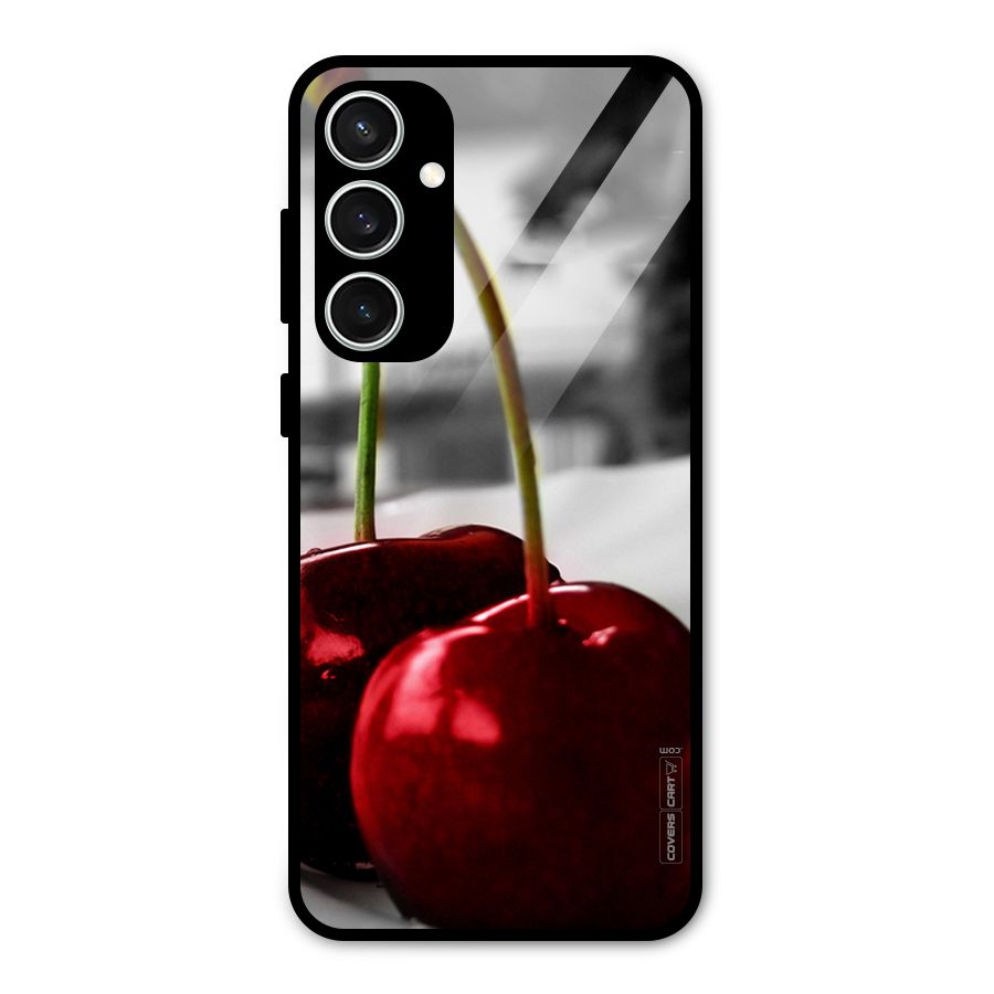 Cherry Photography Glass Back Case for Galaxy S23 FE