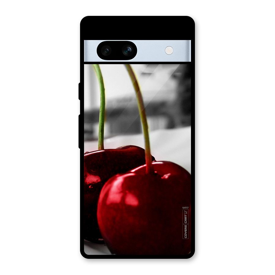 Cherry Photography Glass Back Case for Google Pixel 7a
