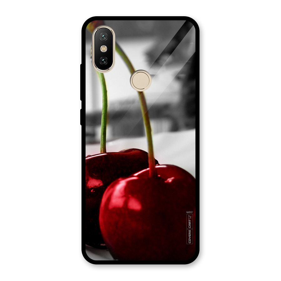 Cherry Photography Glass Back Case for Redmi A2