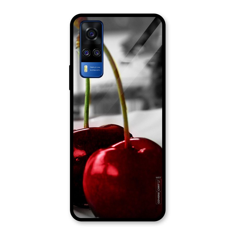 Cherry Photography Glass Back Case for Vivo Y31