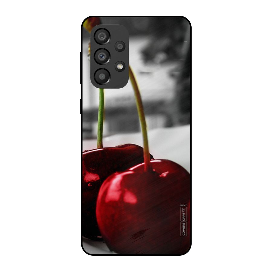Cherry Photography Metal Back Case for Galaxy A33 5G