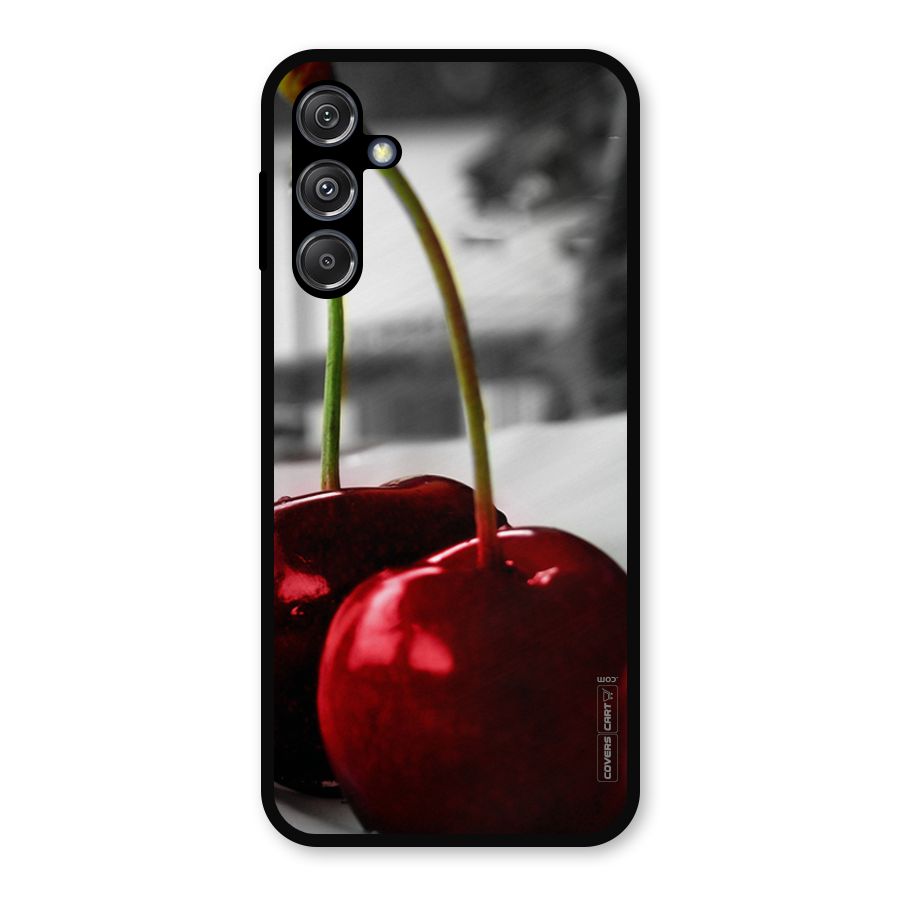 Cherry Photography Metal Back Case for Galaxy M34 5G
