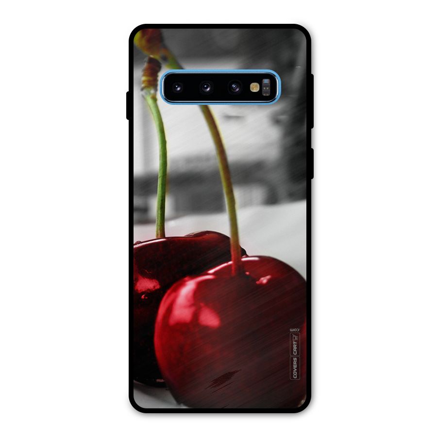 Cherry Photography Metal Back Case for Galaxy S10