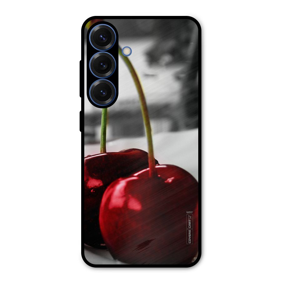 Cherry Photography Metal Back Case for Galaxy S25