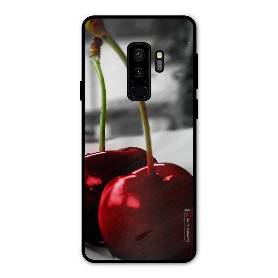 Cherry Photography Metal Back Case for Galaxy S9 Plus