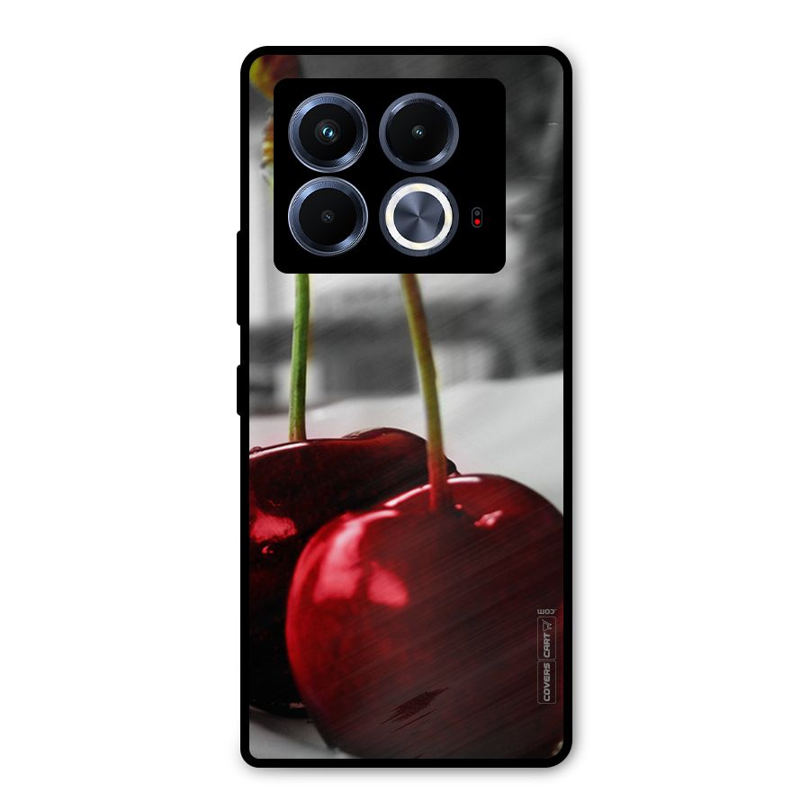 Cherry Photography Metal Back Case for Infinix Note 40 5G