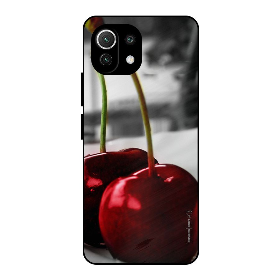 Cherry Photography Metal Back Case for Mi 11 Lite NE 5G