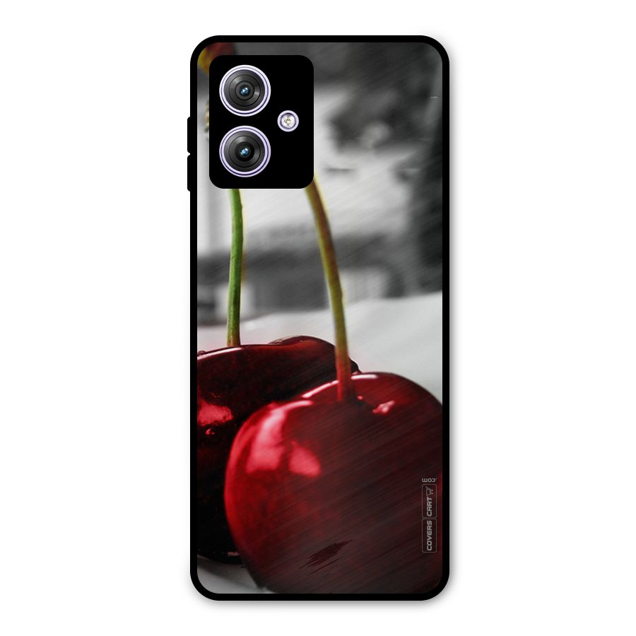 Cherry Photography Metal Back Case for Moto G64