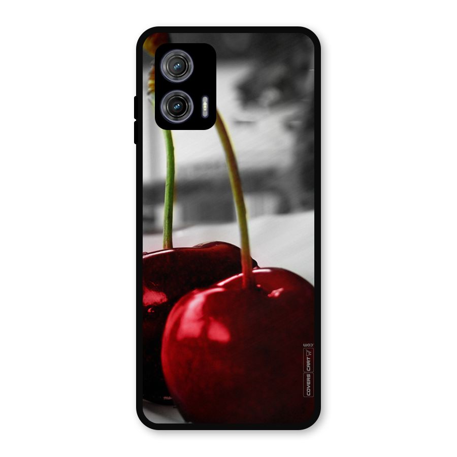 Cherry Photography Metal Back Case for Moto G73