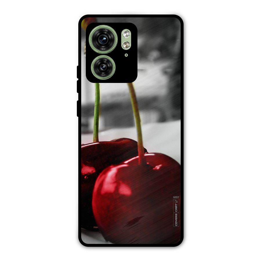Cherry Photography Metal Back Case for Motorola Edge 40 5G