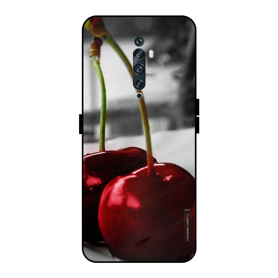 Cherry Photography Metal Back Case for Oppo Reno2 F