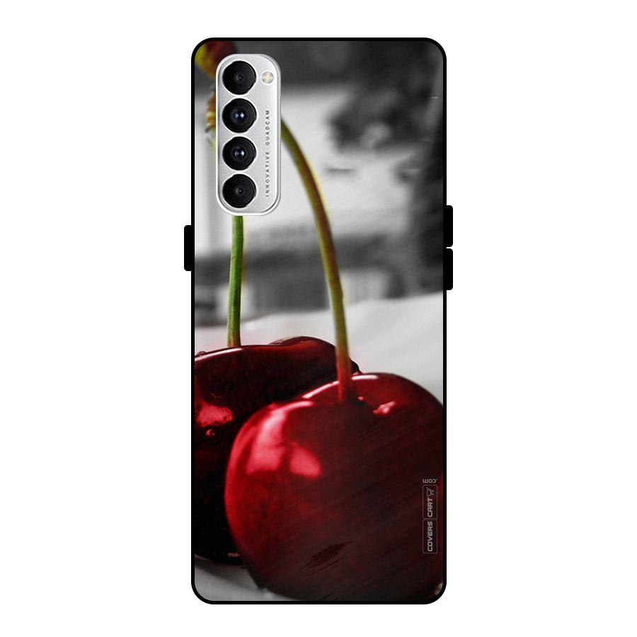 Cherry Photography Metal Back Case for Oppo Reno4 Pro