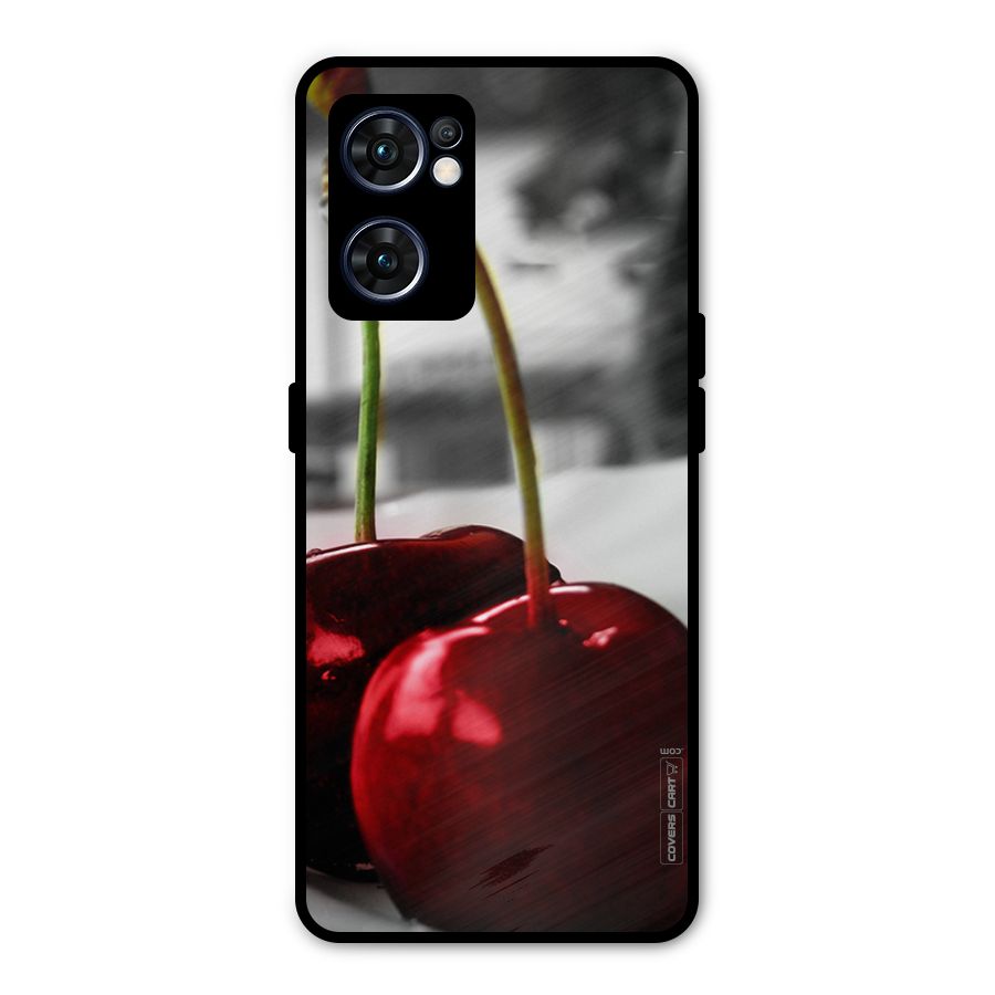 Cherry Photography Metal Back Case for Oppo Reno7 5G