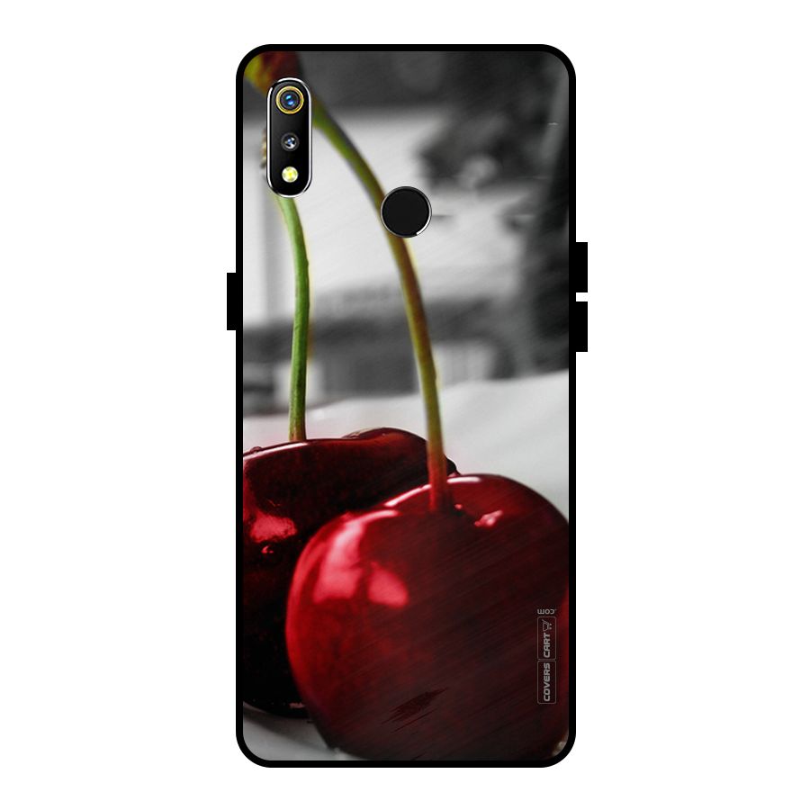 Cherry Photography Metal Back Case for Realme 3