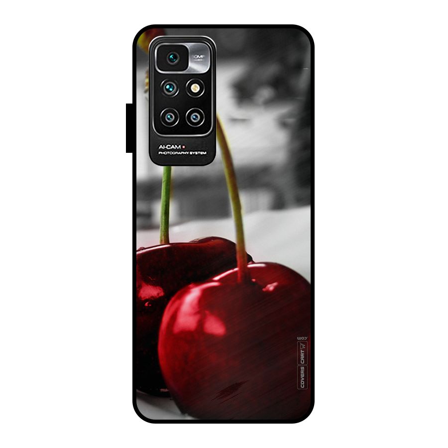 Cherry Photography Metal Back Case for Redmi 10 Prime
