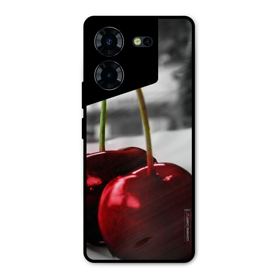 Cherry Photography Metal Back Case for Tecno Pova 5 Pro 5G