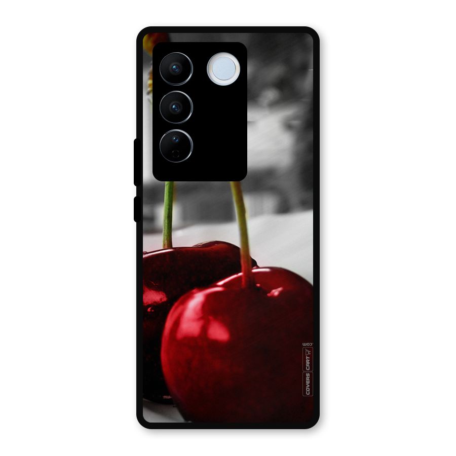 Cherry Photography Metal Back Case for Vivo V27