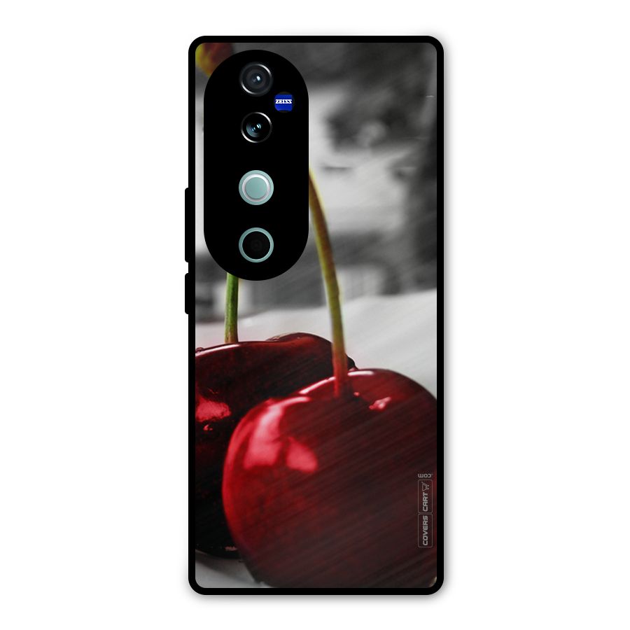Cherry Photography Metal Back Case for Vivo V40 Pro