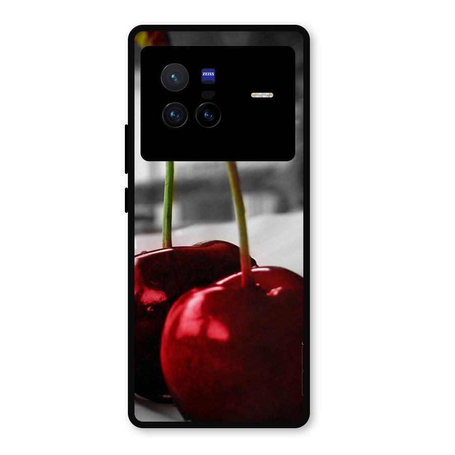 Cherry Photography Metal Back Case for Vivo X80