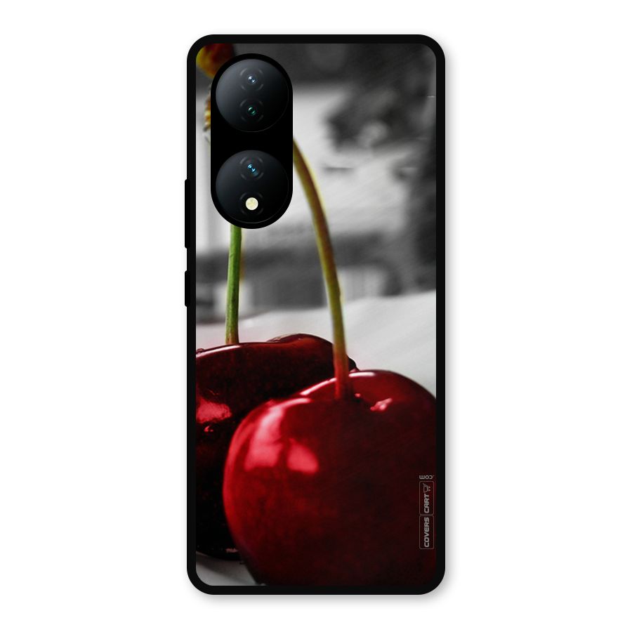 Cherry Photography Metal Back Case for Vivo Y100a
