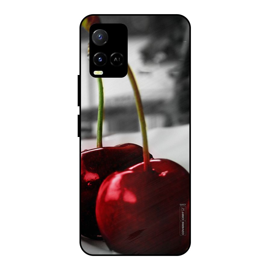 Cherry Photography Metal Back Case for Vivo Y21A