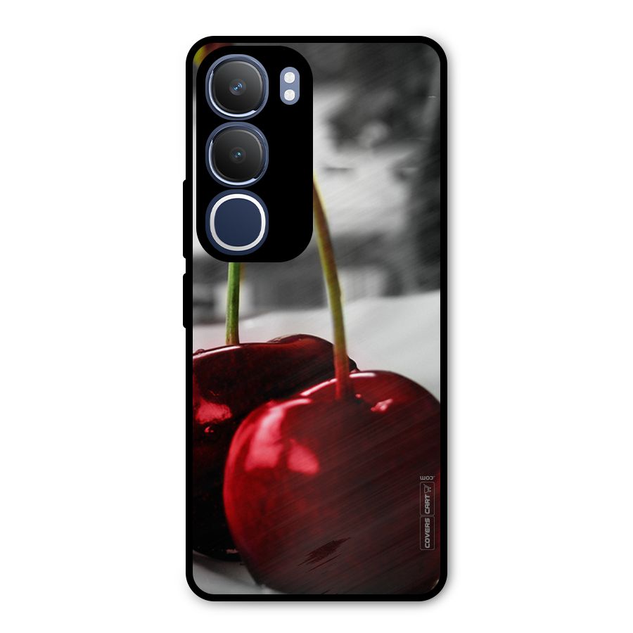 Cherry Photography Metal Back Case for Vivo Y29