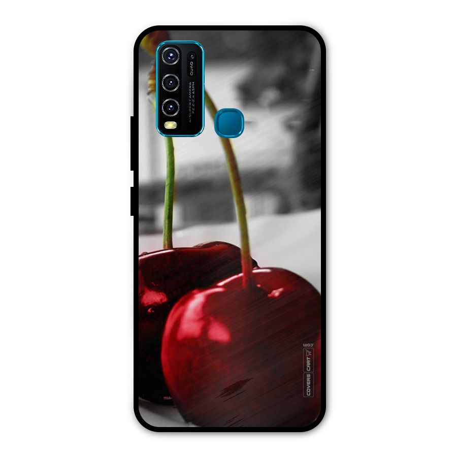 Cherry Photography Metal Back Case for Vivo Y30