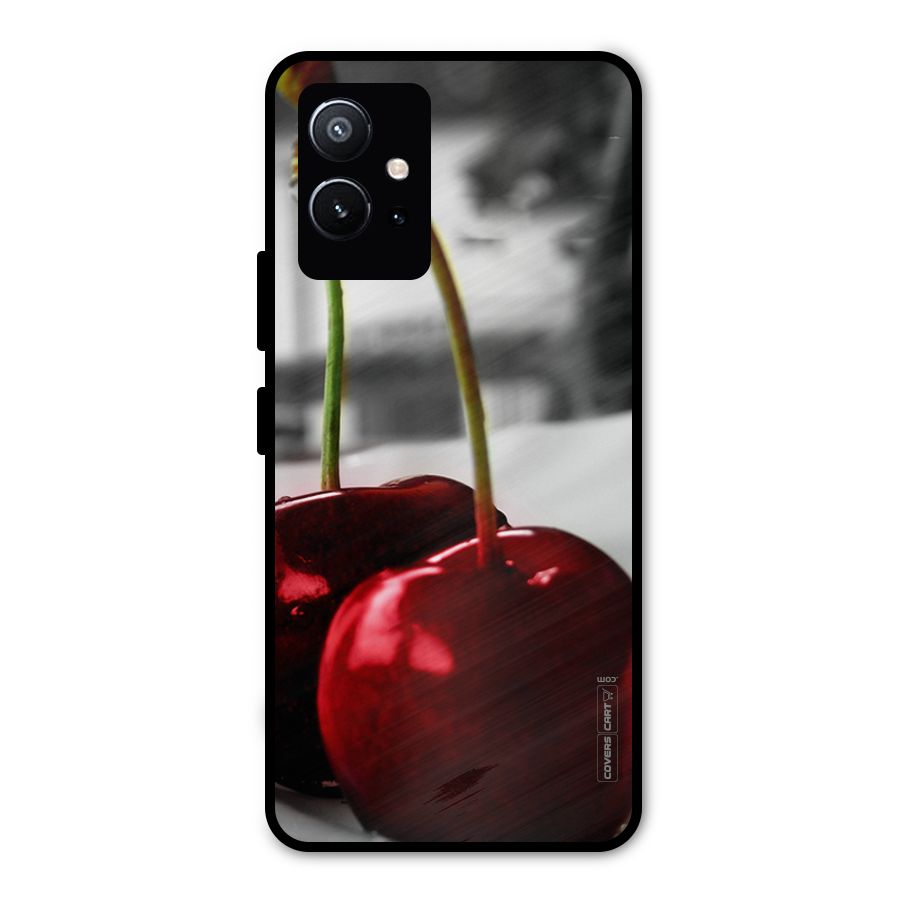 Cherry Photography Metal Back Case for Vivo Y75 5G