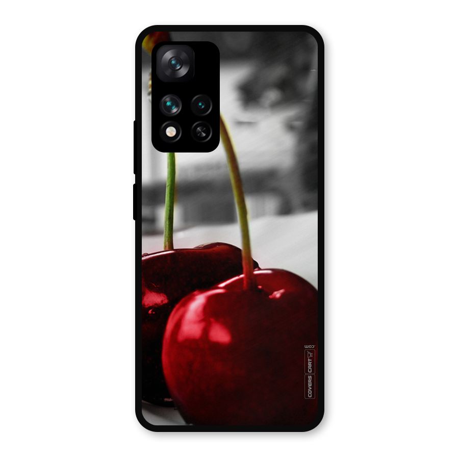 Cherry Photography Metal Back Case for Xiaomi 11i Hypercharge 5G