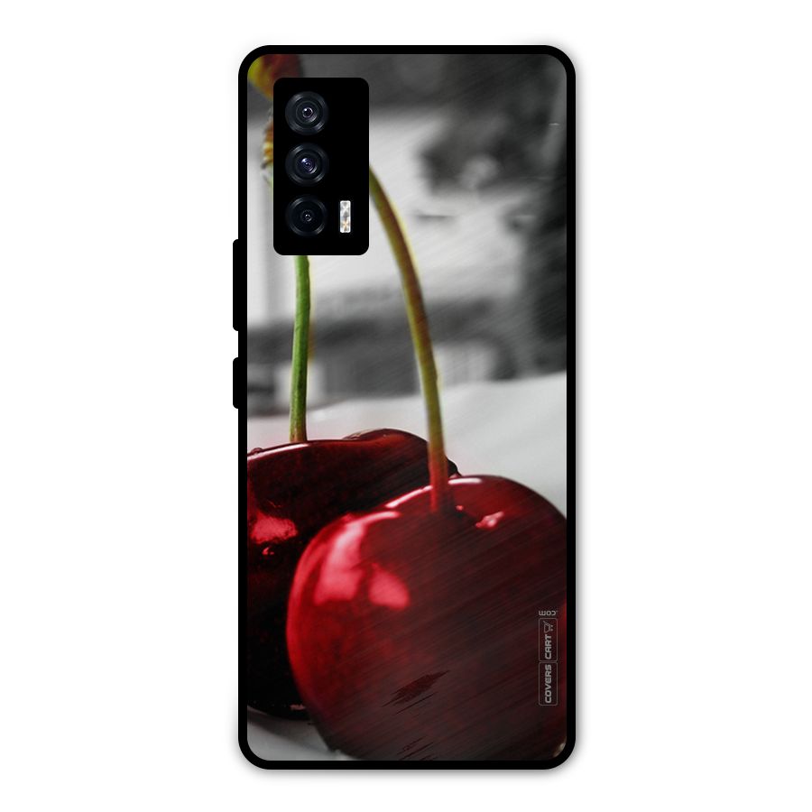 Cherry Photography Metal Back Case for iQOO 7 5G