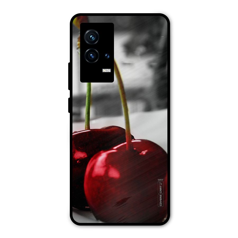 Cherry Photography Metal Back Case for iQOO 9 5G