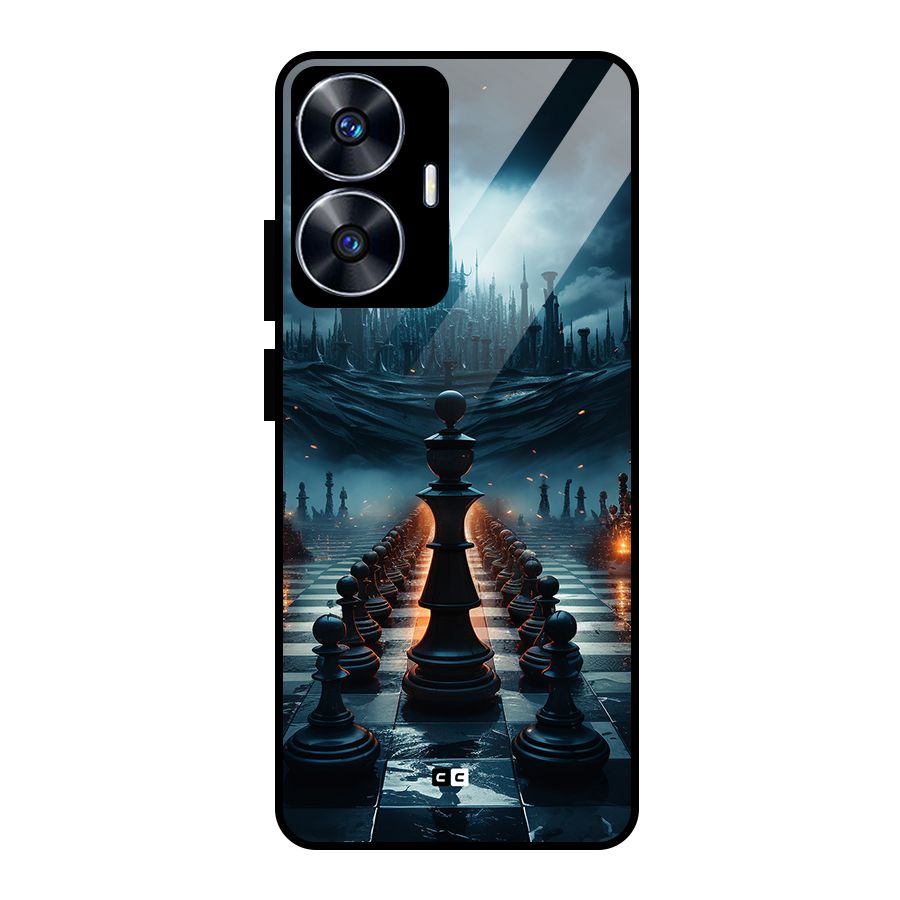 Chess World Glass Back Case for Realme Narzo N55