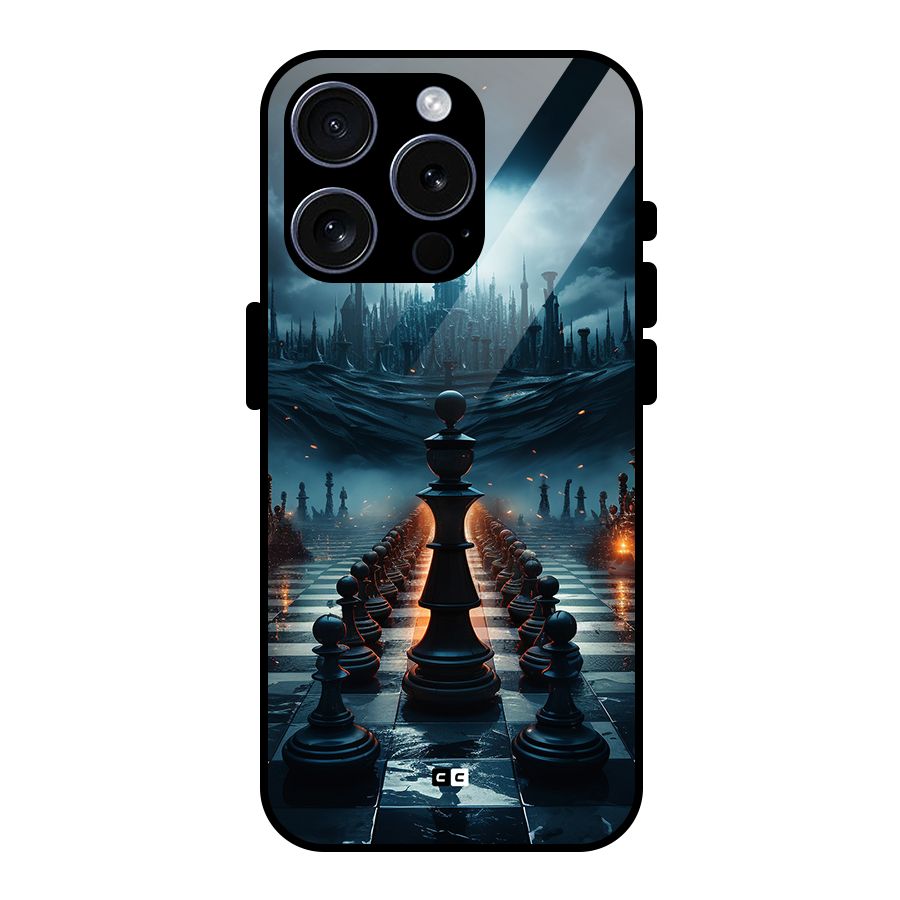 Chess World Glass Back Case for iPhone 15 Pro