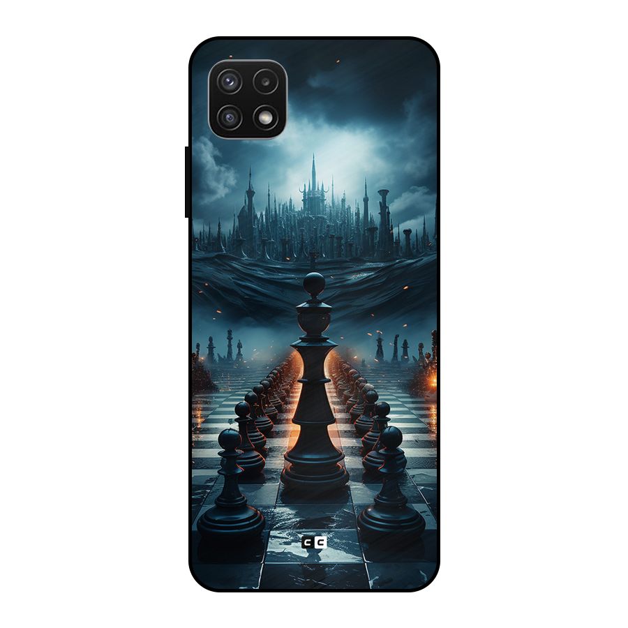 Chess World Metal Back Case for Galaxy A22 5G