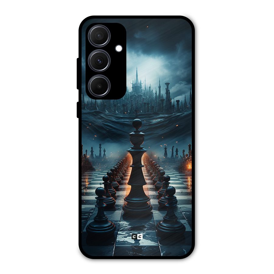 Chess World Metal Back Case for Galaxy A35