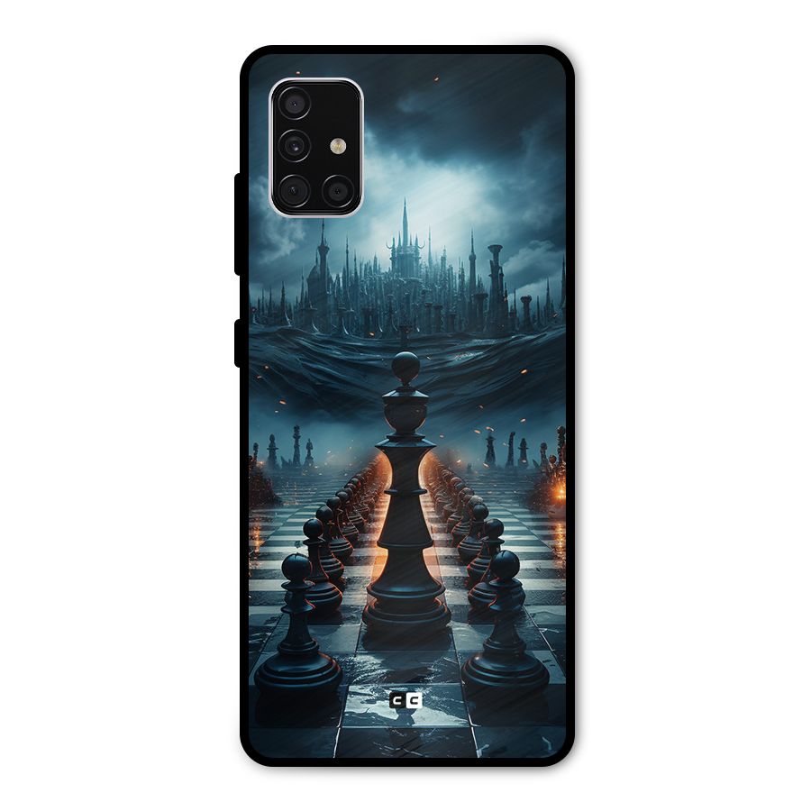 Chess World Metal Back Case for Galaxy A51