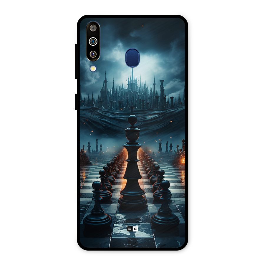 Chess World Metal Back Case for Galaxy M30