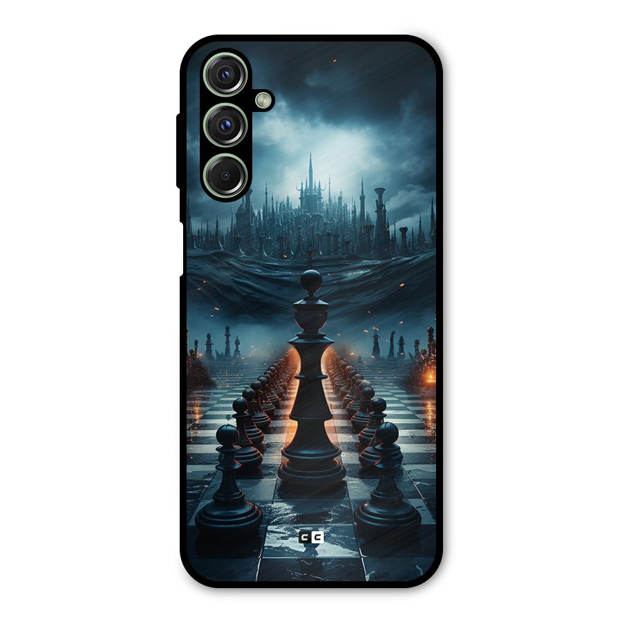 Chess World Metal Back Case for Galaxy M34