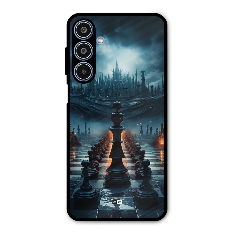 Chess World Metal Back Case for Galaxy M35