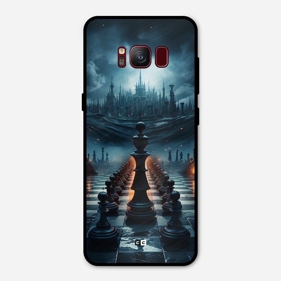 Chess World Metal Back Case for Galaxy S8