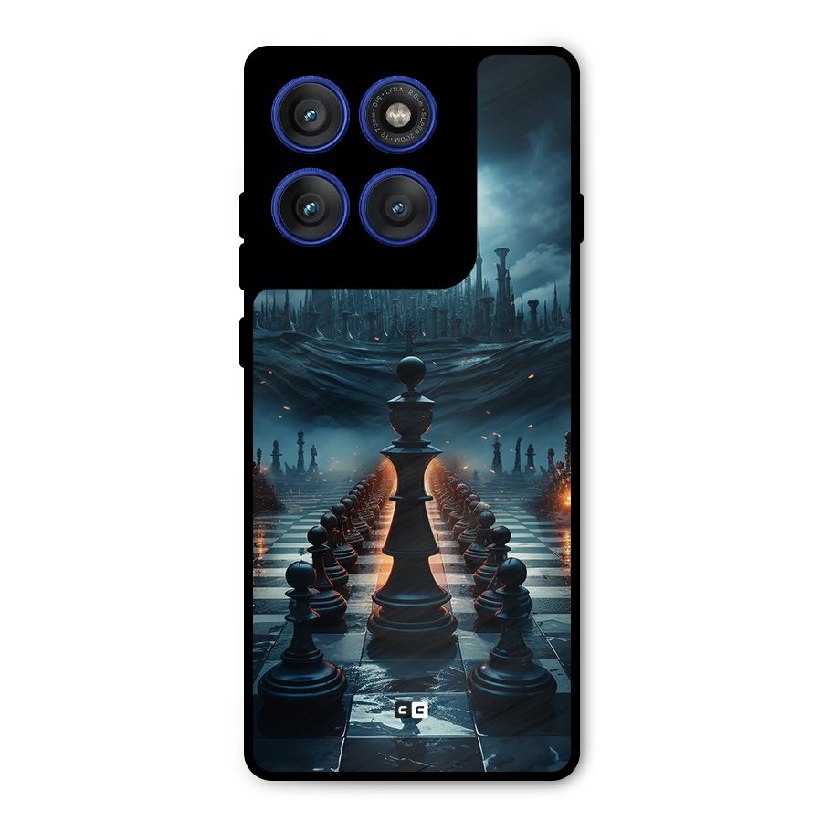 Chess World Metal Back Case for Motorola Edge 60 Pro