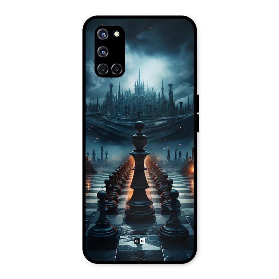 Chess World Metal Back Case for Oppo A52