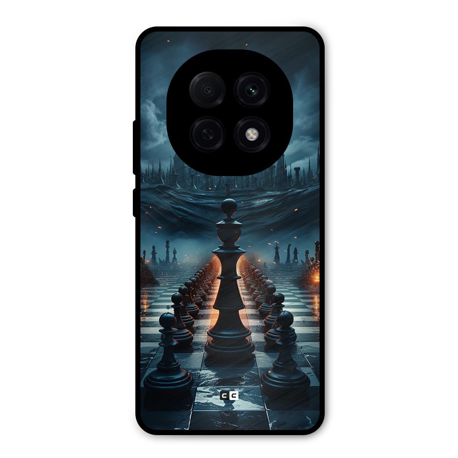 Chess World Metal Back Case for Oppo F29 Pro