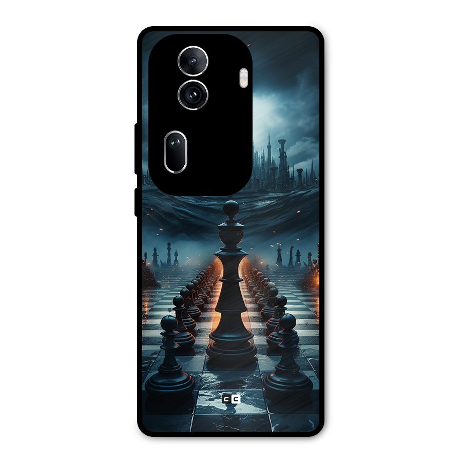 Chess World Metal Back Case for Oppo Reno11 Pro 5G