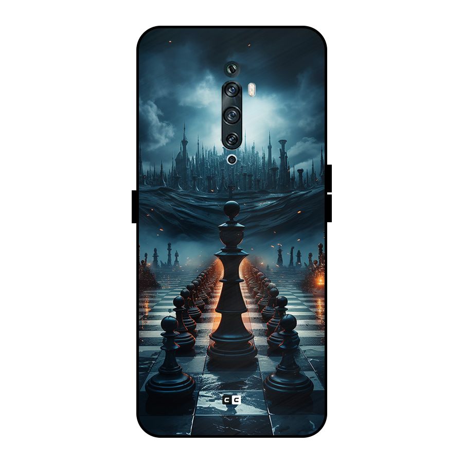 Chess World Metal Back Case for Oppo Reno2 Z