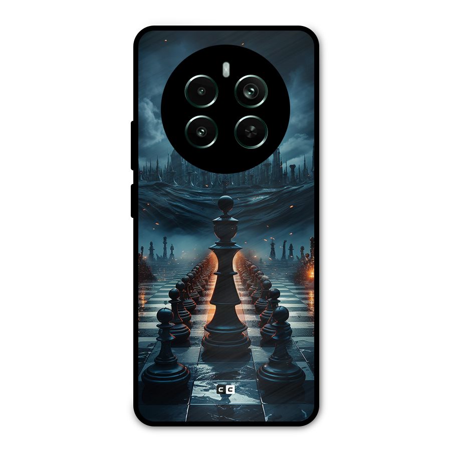 Chess World Metal Back Case for Realme 12 Pro Plus