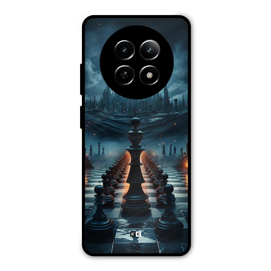 Chess World Metal Back Case for Realme 12x 5G